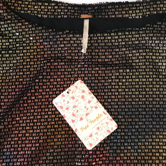 Free People Diamonds Are Forever Dress Metallic - Picture 8 of 8